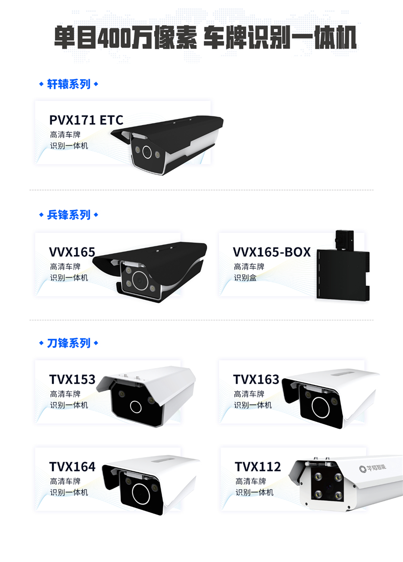 单目400万像素高清车牌识别一体机